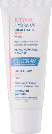 Ducray Ictyane crema ligera para pieles normales a secas SPF 30
