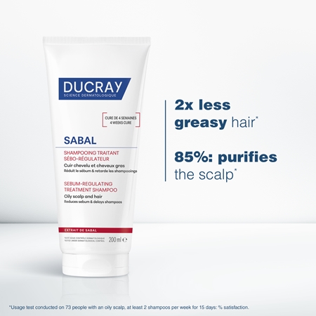 Ducray Sabal shampoo trattante per la regolazione del sebo