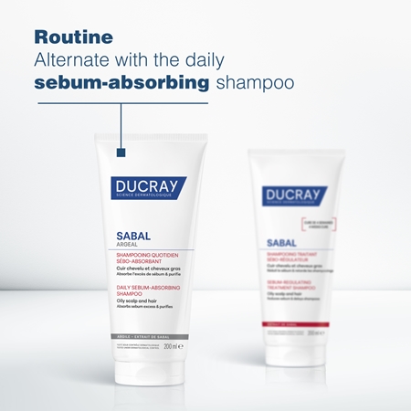 Ducray Sabal shampoo trattante per la regolazione del sebo