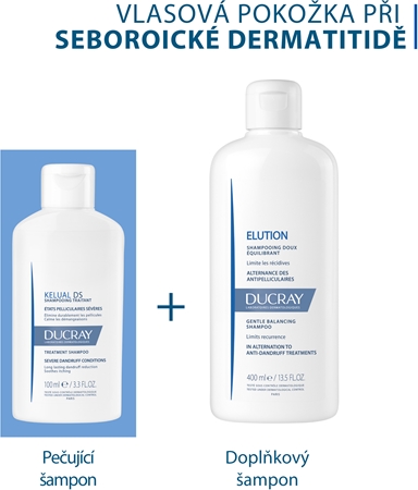 Ducray Elution rebalanční šampon pro navrácení rovnováhy citlivé vlasové pokožky