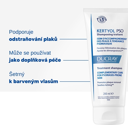 Ducray Kertyol P.S.O. šampon proti lupům