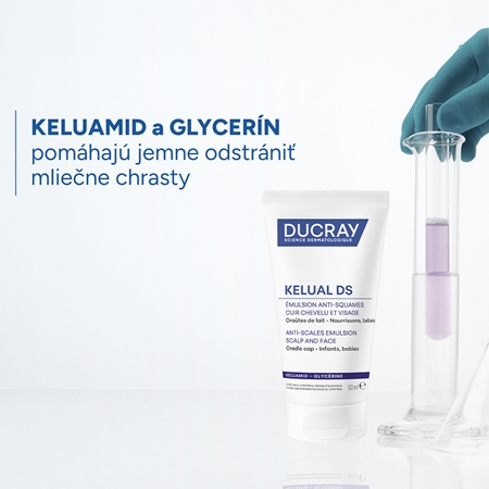 Ducray Kelual Emulsion emulzia na mliečne chrasty pre deti od narodenia