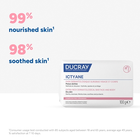 Ducray Ictyane mydło w kostce do skóry suchej