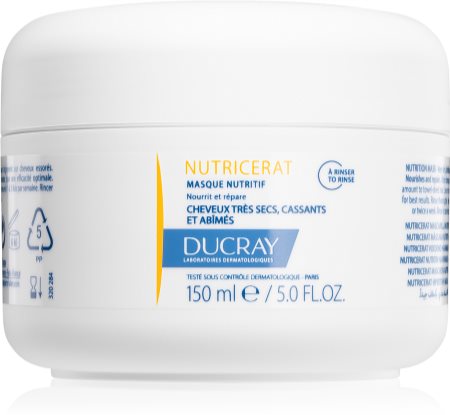 Ducray Nutricerat θρεπτική μάσκα μαλλιών για ξηρά και κατεστραμμένα  μαλλιά