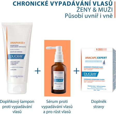 Ducray Anacaps Expert tobolky proti vypadávání vlasů