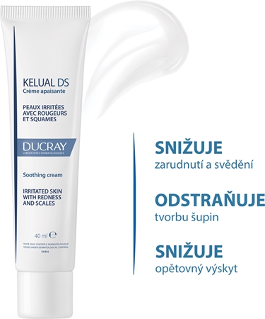 Ducray Kelual DS Soothing Cream zklidňující krém pro suchou a podrážděnou pleť