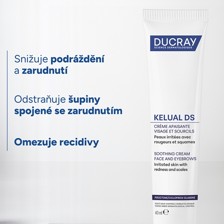 Ducray Kelual DS Soothing Cream Lindrande kräm För torr och skadad hud