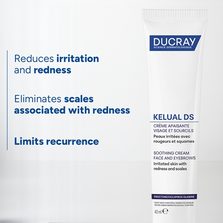Ducray Kelual DS Soothing Cream Lindrande kräm För torr och skadad hud