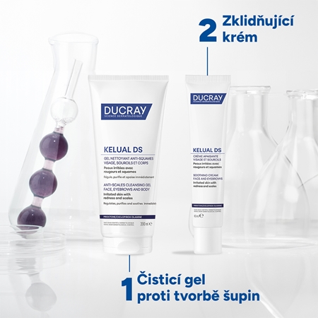 Ducray Kelual DS Soothing Cream Lindrande kräm För torr och skadad hud