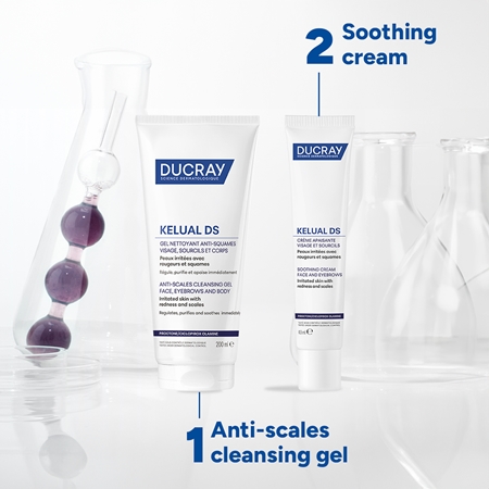 Ducray Kelual DS Soothing Cream Lindrande kräm För torr och skadad hud