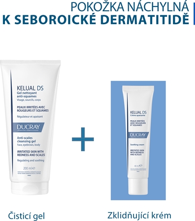Ducray Kelual DS Soothing Cream zklidňující krém pro suchou a podrážděnou pleť