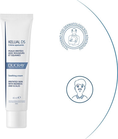 Ducray Kelual DS Soothing Cream zklidňující krém pro suchou a podrážděnou pleť