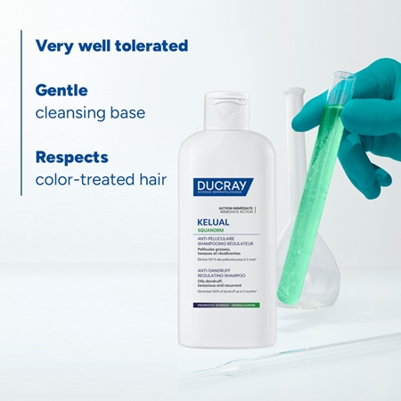 Ducray Kelual Squanorm Regulating Treatment Shampoo Oily Dandruff Shampoo to treat oily dandruff