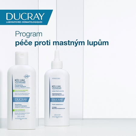 Ducray Kelual Squanorm Regulating Treatment Shampoo Oily Dandruff šampon proti mastným lupům