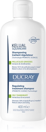 Ducray Kelual Squanorm Regulating Treatment Shampoo Oily Dandruff Shampoo Til at behandle skæl, der er fedtede