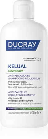 Ducray Kelual Squanorm Regulating Treatment Shampoo Oily Dandruff Šampoon rasuse kõõma hoolduseks