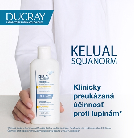 Ducray Kelual Squanorm Moisturizing Treatment Shampoo Dry Dandruff šampón proti suchým lupinám