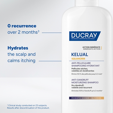 Ducray Kelual Squanorm Moisturizing Treatment Shampoo Dry Dandruff champô contra caspa seca