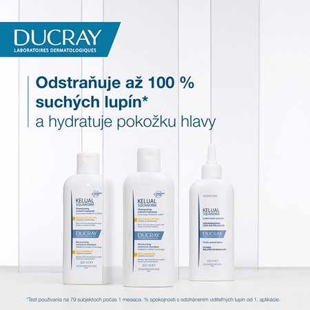 Ducray Kelual Squanorm Moisturizing Treatment Shampoo Dry Dandruff šampón proti suchým lupinám