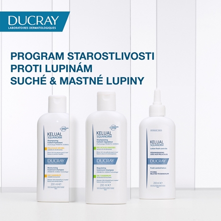 Ducray Kelual Squanorm Regulating Treatment Shampoo Oily Dandruff šampón proti mastným lupinám