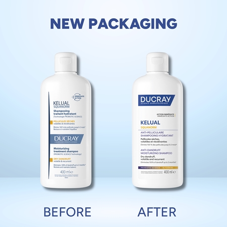 Ducray Kelual Squanorm Moisturizing Treatment Shampoo Dry Dandruff šampon protiv suhe peruti