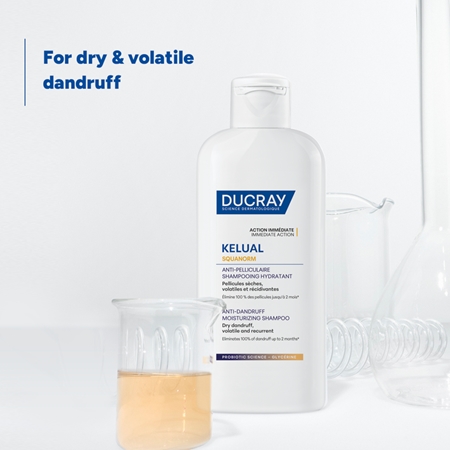 Ducray Kelual Squanorm Moisturizing Treatment Shampoo Dry Dandruff šampon protiv suhe peruti