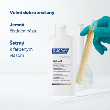 Ducray Kelual Squanorm Moisturizing Treatment Shampoo Dry Dandruff šampón proti suchým lupinám