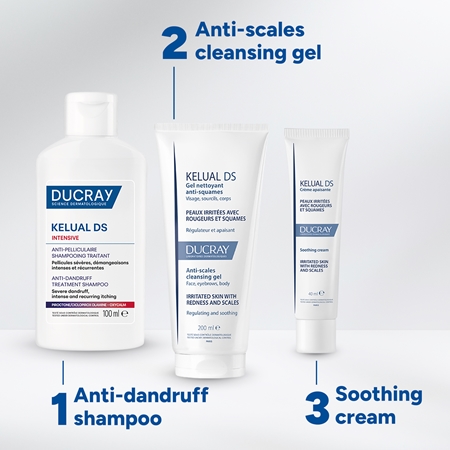 Ducray Kelual DS Intensive Anti-Dandruff Treatment Shampoo Intensive Shampoo for dandruff