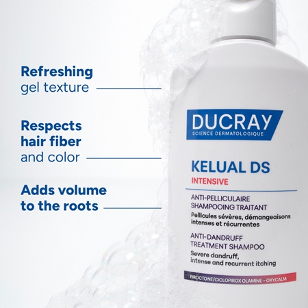Ducray Kelual DS Intensive Anti-Dandruff Treatment Shampoo Intensive Shampoo for dandruff