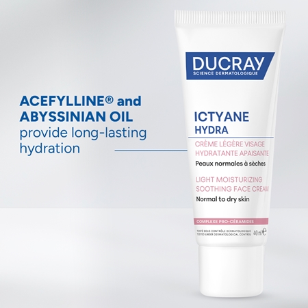 Ducray Ictyane crema idratante leggera per pelli normali e secche