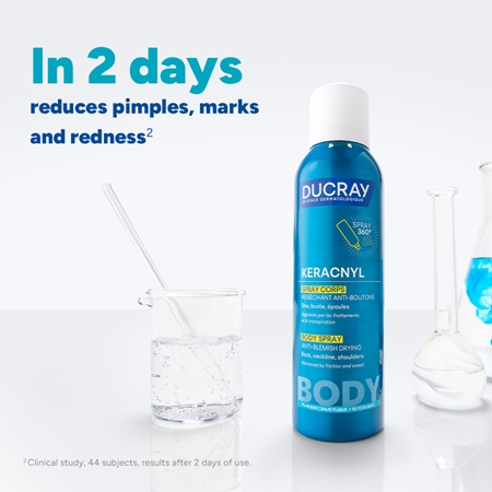 Ducray Keracnyl Body Spray Anti-blemish Drying Bodyspray gegen Akne
