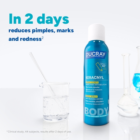 Ducray Keracnyl Body Spray Anti-blemish Drying Bodyspray gegen Akne