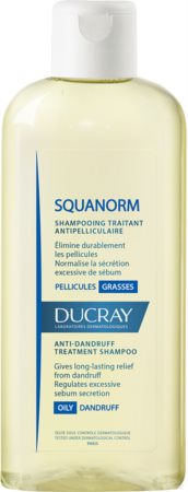 Ducray Squanorm šampon proti mastnemu prhljaju