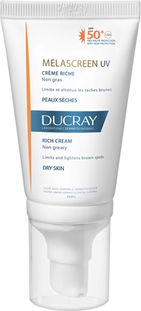 Ducray Melascreen слънцезащитен крем против пигментни петна SPF 50+