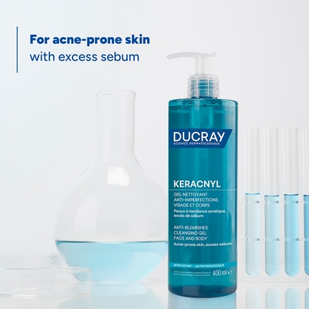 Ducray Keracnyl cleansing water for oily and problem skin