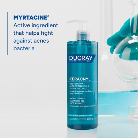 Ducray Keracnyl cleansing water for oily and problem skin