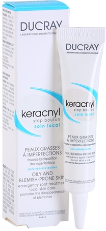 Ducray Keracnyl soin local anti-imperfections de la peau à tendance acnéique