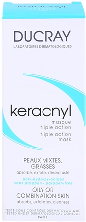 Ducray Keracnyl mascarilla limpiadora para pieles grasas y mixtas