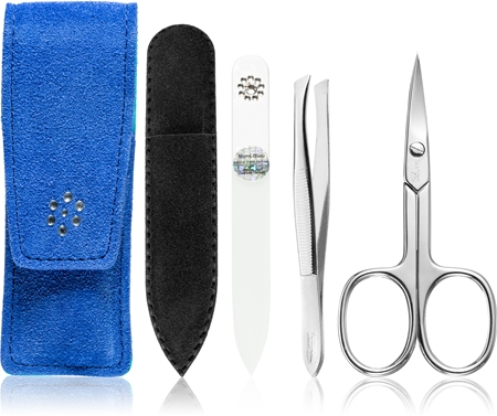 DuKaS Premium Line Solingen 875 σετ μανικιούρ Blue-Turquoise (συσκευασία ταξιδίου)