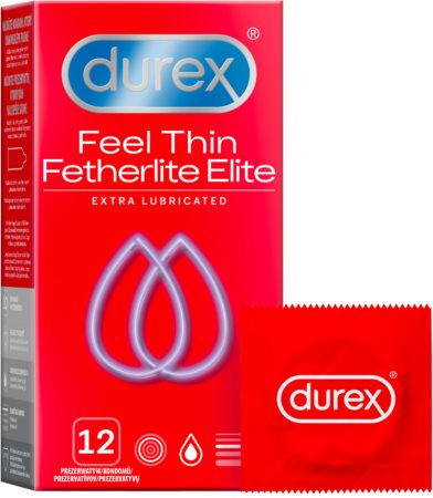 Durex Feel Thin Extra Lubricated kondomer