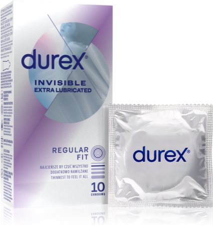 Durex Invisible Extra Lubricated preservativi