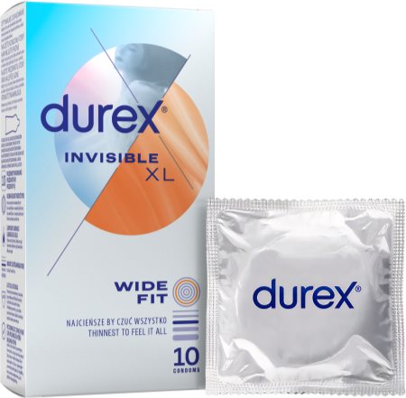 Durex Invisible XL prezervatyvai
