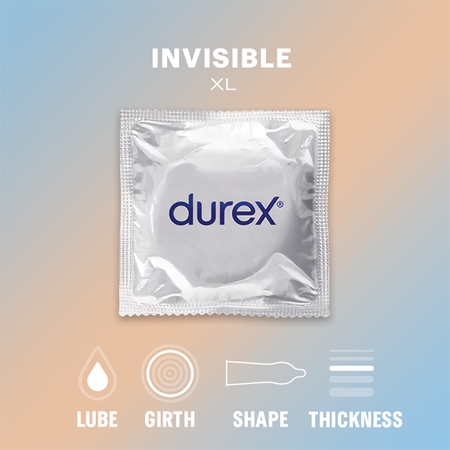 Durex Invisible XL kondomy