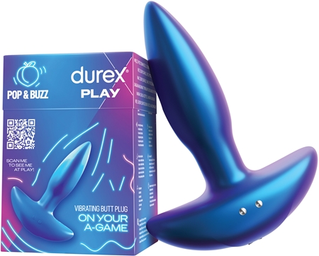 Durex Play Pop & Buzz Plug anale con vibrazione