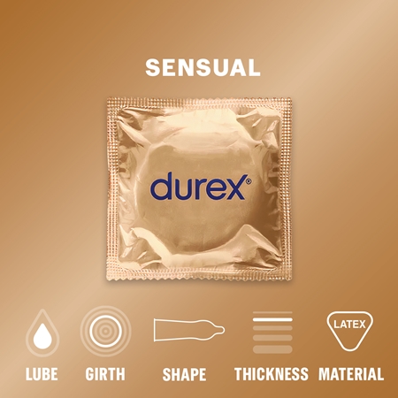 Durex Sensual óvszerek