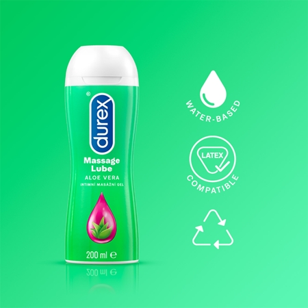 Durex Aloe Vera masszázs gél az intim részekre