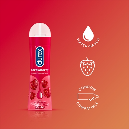 Durex Strawberry żel lubrykacyjny o smaku