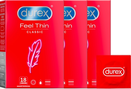 Préservatifs Durex Feel Thin Ultra - Pack De 30 + 30 Offerts - Neuf Exp. 04/2028