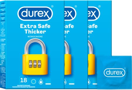 Durex Extra Safe 2+1 kondomy (výhodné balení)