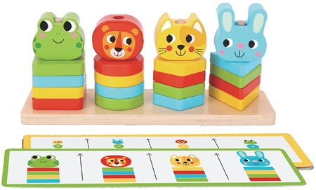 2Kids Toys Wooden Activity Toy Friends aktivity hračka ze dřeva